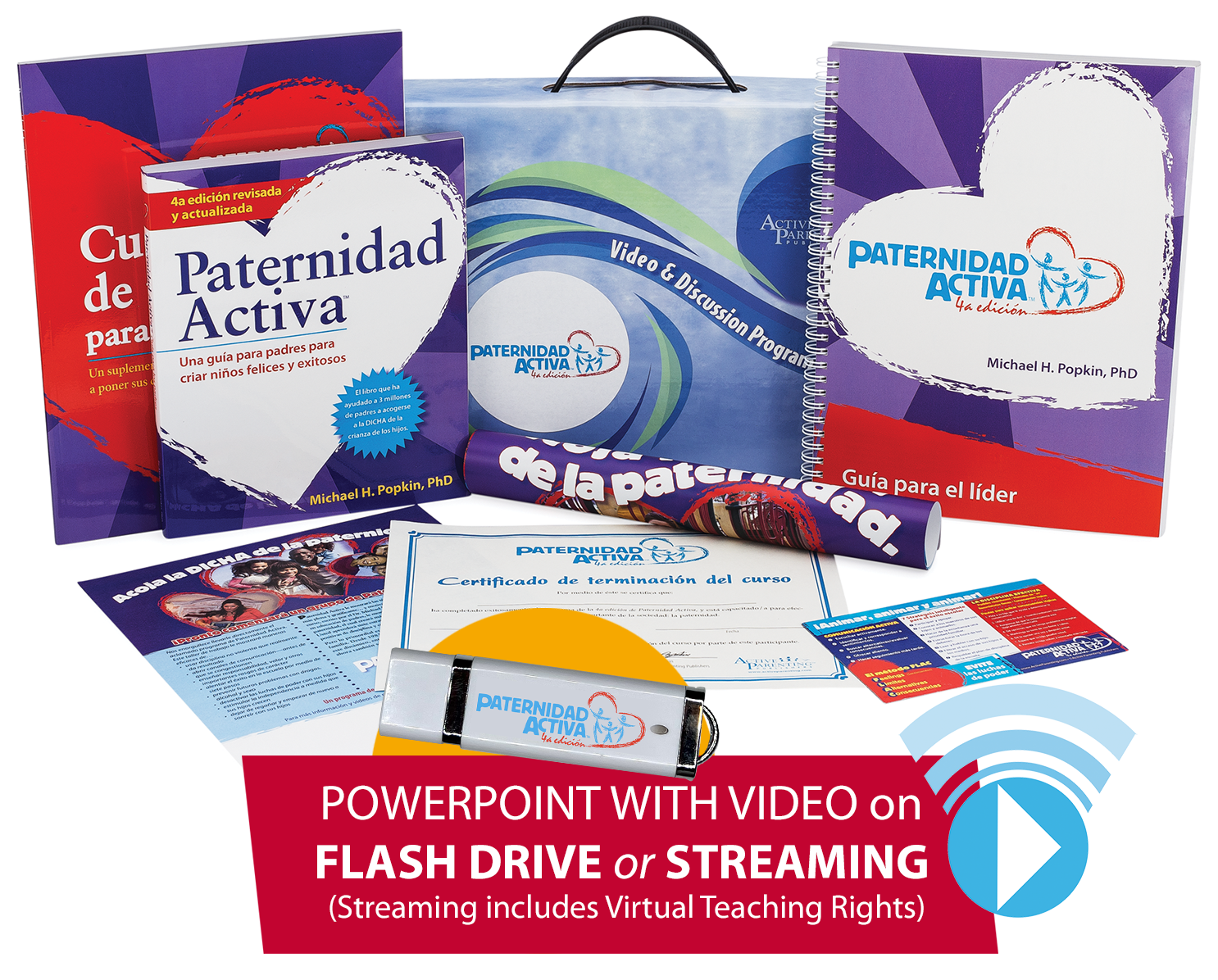 Paternidad Activa 4a Edición (Active Parenting 4th Ed.) Program Kit on Flash Drive or Streaming