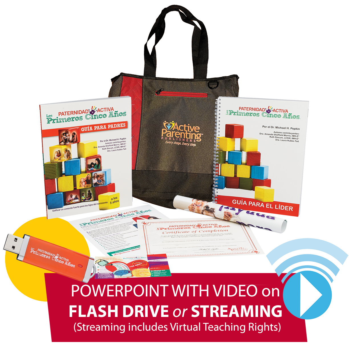 Paternidad Activa: Los Primeros Cinco Años (Active Parenting: First Five Years) Program Kit on Flash Drive or Streaming
