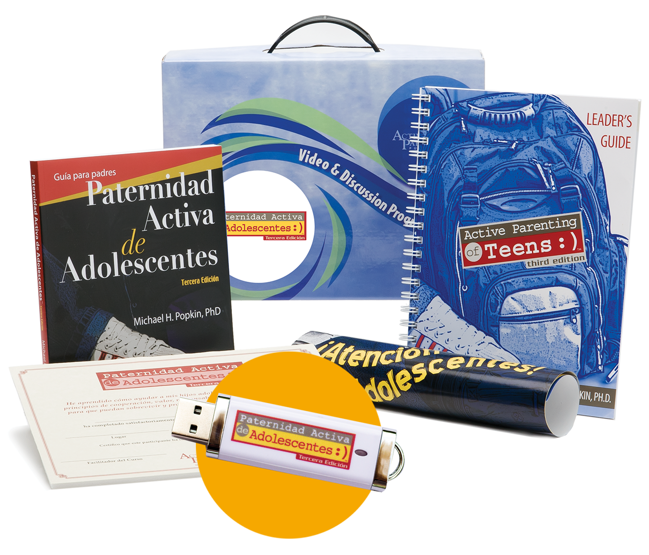 Paternidad Activa de Adolescentes (Active Parenting of Teens) Program Kit (Flash Drive)