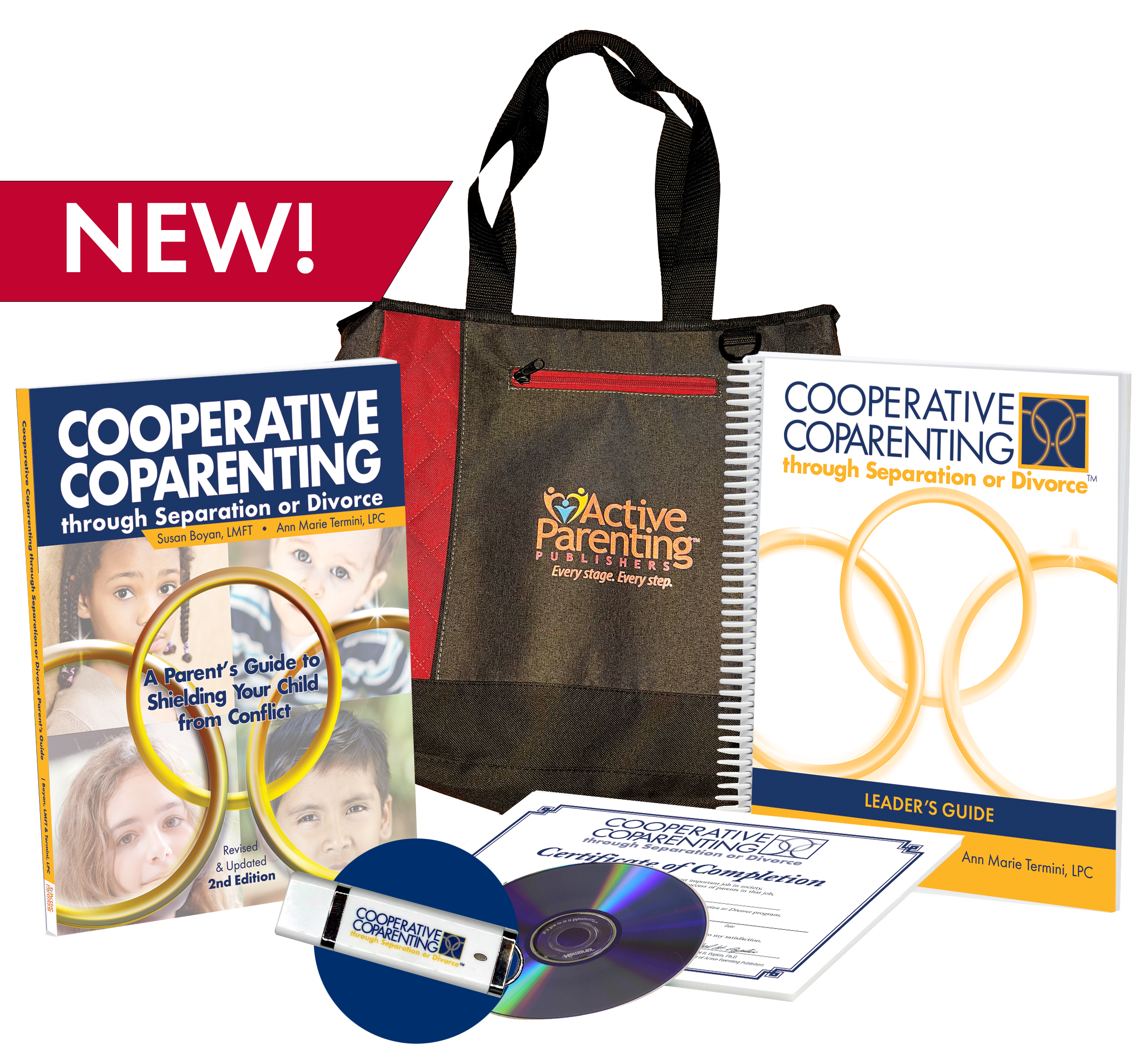 Cooperative Coparenting through Separation or Divorce kit with DVD or video embedded PowerPoint
