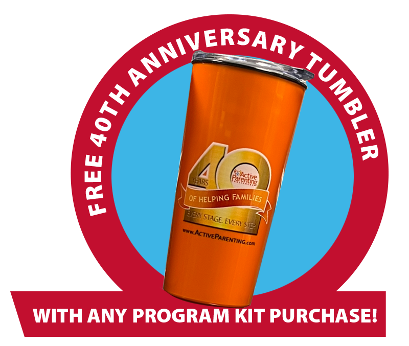 FREE 40th Anniversary Tumbler with any Program Kit Purchase!
