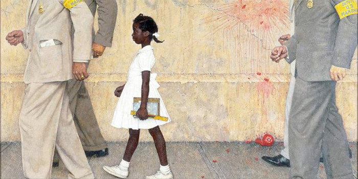 Black History Month - Norman Rockwell painting of Ruby Bridges