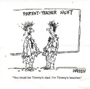 Parent Teacher Night Cartoon