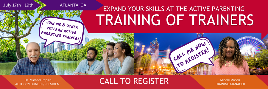 Call to Register for the Training of Trainers - July 17-19!