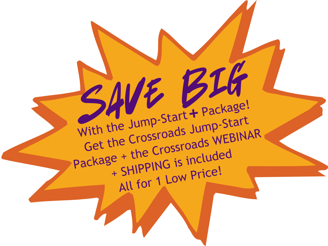 SAVE Big with the Crossroads of Coparenting Jump-Start PLUS Package! Get the Crossroads Jump-Start Package + the Crossroads WEBINAR + SHIPPING is included all for 1 LOW PRICE